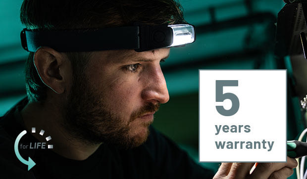 FR (D) 5 year warranty