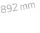 892 mm