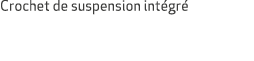 Crochet de suspension int gr 