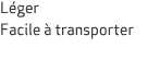 L ger Facile  transporter