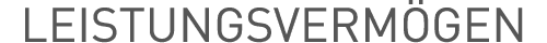 LEISTUNGSVERMÖGEN 