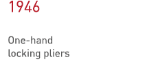 1946 One-hand locking pliers