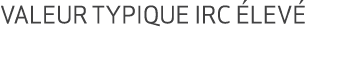 VALEUR TYPIQUE IRC LEV 