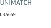 UNIMATCH 03.5659 