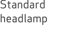 Standard headlamp 