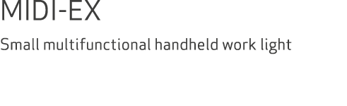 MIDI-EX Small multifunctional handheld work light