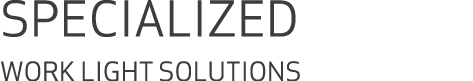 SPECIALIZED WORK LIGHT SOLUTIONS