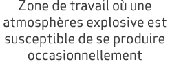 Zone de travail o une atmosph res explosive est susceptible de se produire occasionnellement