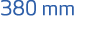 380 mm