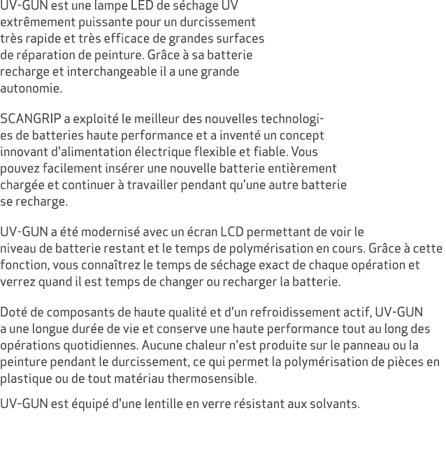 UV GUN est une lampe LED de s chage UV extr mement puissante pour un durcissement tr s rapide et tr s efficace de gra...