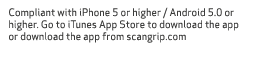Compliant with iPhone 5 or higher / Android 5.0 or higher. Go to iTunes App Store to download the app or download the...