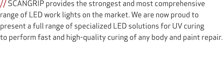 // SCANGRIP provides the strongest and most comprehensive range of LED work lights on the market. We are now proud to...