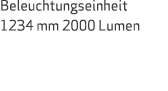 Beleuchtungseinheit 1234 mm 2000 Lumen