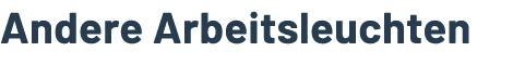 Andere Arbeitsleuchten 