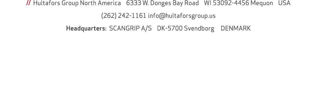 // Hultafors Group North America 6333 W. Donges Bay Road WI 53092 4456 Mequon USA (262) 242 1161 info@hultaforsgroup....